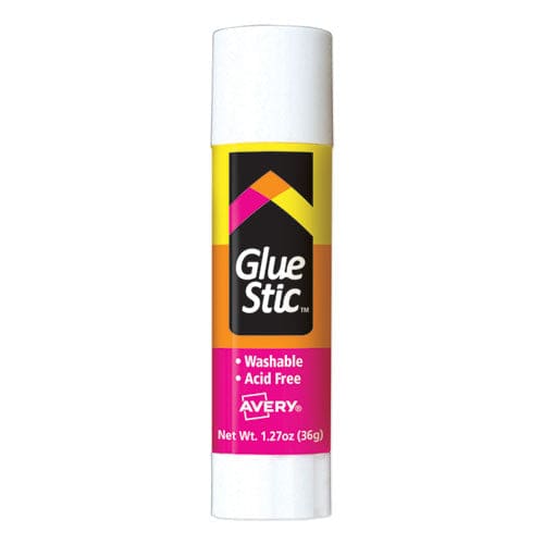 Avery Permanent Glue Stic 1.27 Oz Applies White Dries Clear - School Supplies - Avery®