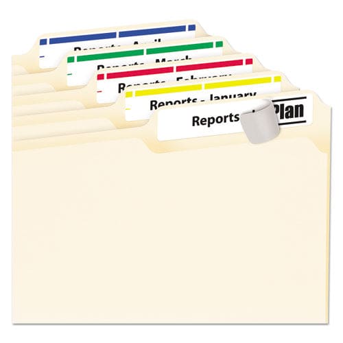 Avery Permanent Trueblock File Folder Labels With Sure Feed Technology 0.66 X 3.44 White 30/sheet 25 Sheets/pack - Office - Avery®