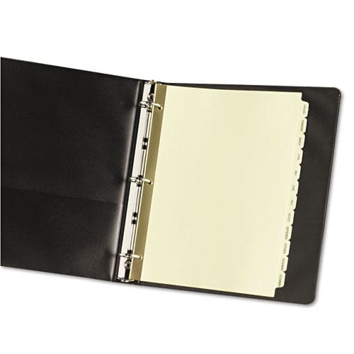 Avery Preprinted Laminated Tab Dividers With Gold Reinforced Binding Edge 12-tab Jan. To Dec. 11 X 8.5 Buff 1 Set - Office - Avery®