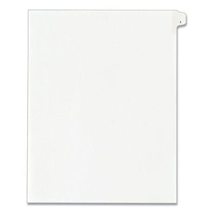 Avery Preprinted Legal Exhibit Side Tab Index Dividers Allstate Style 10-tab 1 11 X 8.5 White 25/pack - Office - Avery®