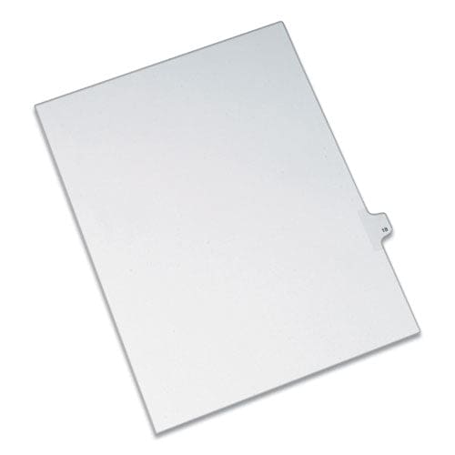 Avery Preprinted Legal Exhibit Side Tab Index Dividers Allstate Style 10-tab 18 11 X 8.5 White 25/pack - Office - Avery®