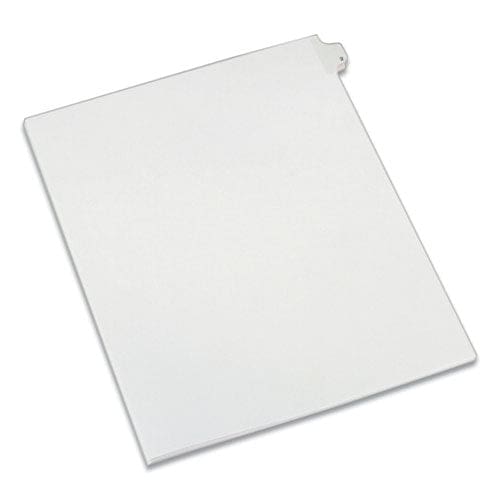 Avery Preprinted Legal Exhibit Side Tab Index Dividers Allstate Style 10-tab 2 11 X 8.5 White 25/pack - Office - Avery®