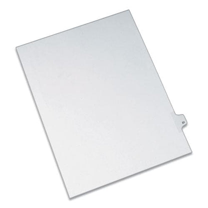 Avery Preprinted Legal Exhibit Side Tab Index Dividers Allstate Style 10-tab 21 11 X 8.5 White 25/pack - Office - Avery®