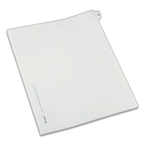 Avery Preprinted Legal Exhibit Side Tab Index Dividers Allstate Style 10-tab 25 11 X 8.5 White 25/pack - Office - Avery®