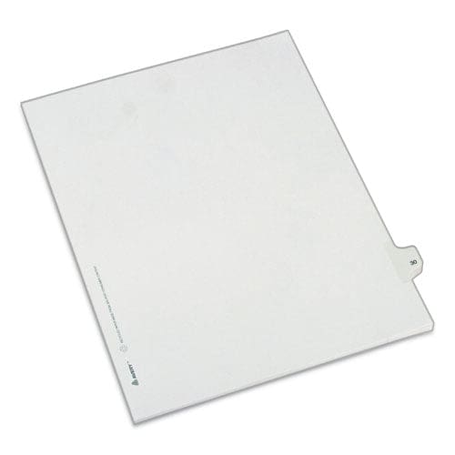 Avery Preprinted Legal Exhibit Side Tab Index Dividers Allstate Style 10-tab 30 11 X 8.5 White 25/pack - Office - Avery®