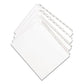 Avery Preprinted Legal Exhibit Side Tab Index Dividers Allstate Style 10-tab 30 11 X 8.5 White 25/pack - Office - Avery®