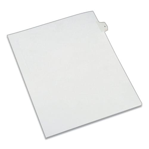 Avery Preprinted Legal Exhibit Side Tab Index Dividers Allstate Style 10-tab 5 11 X 8.5 White 25/pack - Office - Avery®