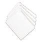 Avery Preprinted Legal Exhibit Side Tab Index Dividers Allstate Style 25-tab 1 To 25 11 X 8.5 White 1 Set (1701) - Office - Avery®