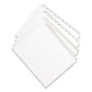 Avery Preprinted Legal Exhibit Side Tab Index Dividers Allstate Style 25-tab 126 To 150 11 X 8.5 White 1 Set (1706) - Office - Avery®