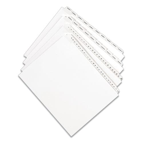 Avery Preprinted Legal Exhibit Side Tab Index Dividers Allstate Style 25-tab 126 To 150 11 X 8.5 White 1 Set (1706) - Office - Avery®