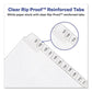 Avery Preprinted Legal Exhibit Side Tab Index Dividers Allstate Style 25-tab 151 To 175 11 X 8.5 White 1 Set - Office - Avery®