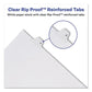 Avery Preprinted Legal Exhibit Side Tab Index Dividers Allstate Style 26-tab V 11 X 8.5 White 25/pack - Office - Avery®