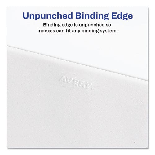 Avery Preprinted Legal Exhibit Side Tab Index Dividers Allstate Style 26-tab W 11 X 8.5 White 25/pack - Office - Avery®