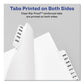 Avery Preprinted Legal Exhibit Side Tab Index Dividers Avery Style 10-tab 10 11 X 8.5 White 25/pack - Office - Avery®