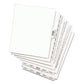 Avery Preprinted Legal Exhibit Side Tab Index Dividers Avery Style 10-tab 5 11 X 8.5 White 25/pack - Office - Avery®