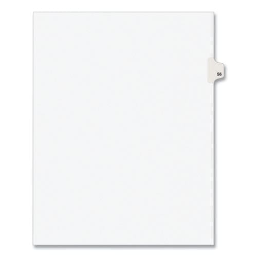 Avery Preprinted Legal Exhibit Side Tab Index Dividers Avery Style 10-tab 56 11 X 8.5 White 25/pack (1056) - Office - Avery®