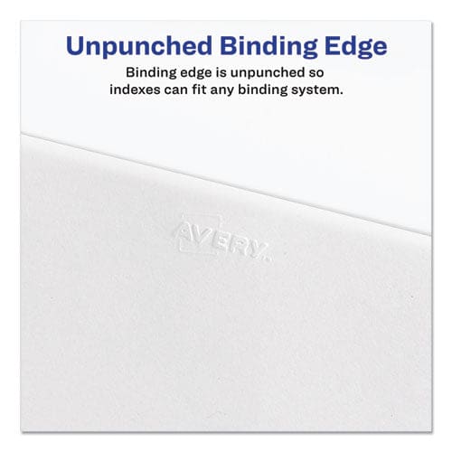 Avery Preprinted Legal Exhibit Side Tab Index Dividers Avery Style 11-tab 1 To 10 11 X 8.5 White 1 Set - Office - Avery®