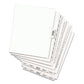 Avery Preprinted Legal Exhibit Side Tab Index Dividers Avery Style 26-tab Exhibit A To Exhibit Z 11 X 8.5 White 1 Set (1370) - Office -