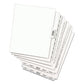 Avery Preprinted Legal Exhibit Side Tab Index Dividers Avery Style 26-tab A To Z 11 X 8.5 White 1 Set (1400) - Office - Avery®