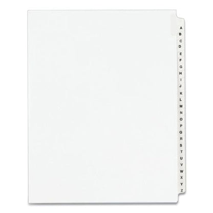 Avery Preprinted Legal Exhibit Side Tab Index Dividers Avery Style 26-tab A To Z 11 X 8.5 White 1 Set (1400) - Office - Avery®