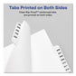 Avery Preprinted Legal Exhibit Side Tab Index Dividers Avery Style 26-tab C 11 X 8.5 White 25/pack (1403) - Office - Avery®