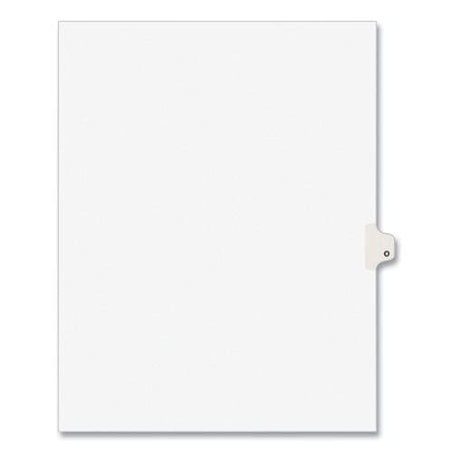 Avery Preprinted Legal Exhibit Side Tab Index Dividers Avery Style 26-tab O 11 X 8.5 White 25/pack (1415) - Office - Avery®