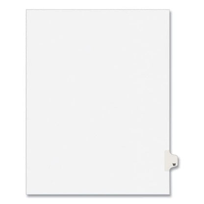 Avery Preprinted Legal Exhibit Side Tab Index Dividers Avery Style 26-tab W 11 X 8.5 White 25/pack (1423) - Office - Avery®