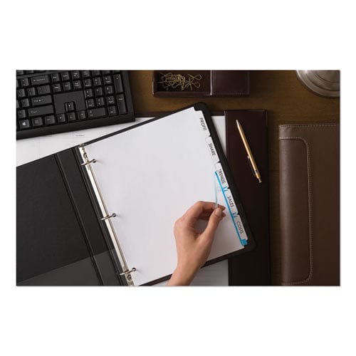 Avery Print And Apply Index Maker Clear Label Dividers 5-tab White Tabs 11 X 8.5 White 5 Sets - School Supplies - Avery®