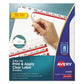 Avery Print And Apply Index Maker Clear Label Dividers 8-tab 11 X 8.5 White 5 Sets - School Supplies - Avery®