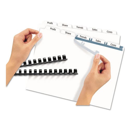 Avery Print And Apply Index Maker Clear Label Unpunched Dividers 3-tab 11 X 8.5 White 25 Sets - School Supplies - Avery®