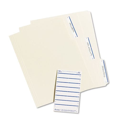 Avery Printable 4 X 6 - Permanent File Folder Labels 0.69 X 3.44 White 7/sheet 36 Sheets/pack (5200) - Office - Avery®