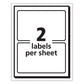 Avery Printable Adhesive Name Badges 3.38 X 2.33 Gold Border 100/pack - School Supplies - Avery®