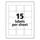 Avery Printable Color Labels With Sure Feed And Easy Peel 2 X 2.63 Assorted Colors 15/sheet 10 Sheets/pack - Office - Avery®