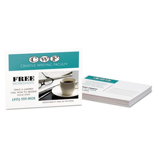 Avery Printable Postcards Inkjet 85 Lb 4 X 6 Matte White 100 Cards 2 Cards/sheet 50 Sheets/box - Office - Avery®