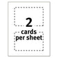 Avery Printable Postcards Laser 80 Lb 4 X 6 Uncoated White 80 Cards 2 Cards/sheet 40 Sheets/box - Office - Avery®