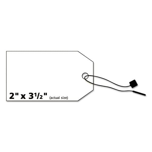 Avery Printable Rectangular Tags With Strings 2 X 3.5 Matte White 96/pack - Office - Avery®