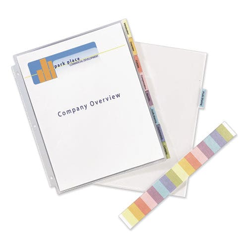 Avery Protect ’n Tab Top-load Clear Sheet Protectors W/five Tabs Letter - School Supplies - Avery®