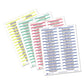 Avery Removable File Folder Labels With Sure Feed Technology 0.66 X 3.44 White 30/sheet 25 Sheets/pack - Office - Avery®