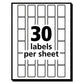 Avery Removable Multi-use Labels Handwrite Only 0.63 X 0.88 White 30/sheet 35 Sheets/pack (5424) - Office - Avery®