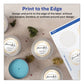 Avery Round Print-to-the Edge Labels With Sure Feed And Easy Peel 2 Dia Glossy White 120/pk - Office - Avery®