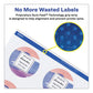 Avery Round Print-to-the Edge Labels With Surefeed And Easypeel 2 Dia Matte White 300/pack - Office - Avery®