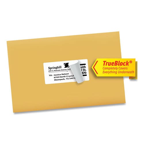 Avery Shipping Labels W/ Trueblock Technology Inkjet Printers 2 X 4 White 10/sheet 100 Sheets/box - Office - Avery®