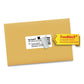 Avery Shipping Labels W/ Trueblock Technology Laser Printers 5.5 X 8.5 White 2/sheet 100 Sheets/box - Office - Avery®