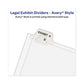 Avery Avery-style Preprinted Legal Bottom Tab Divider 26-tab Exhibit D 11 X 8.5 White 25/pk - Office - Avery®