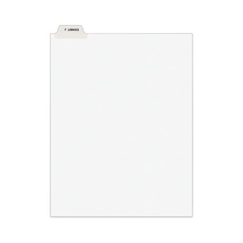 Avery Avery-style Preprinted Legal Bottom Tab Divider 26-tab Exhibit J 11 X 8.5 White 25/pk - Office - Avery®