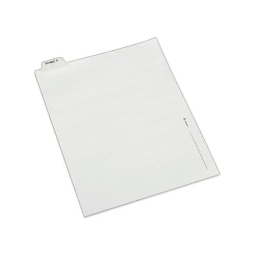 Avery Avery-style Preprinted Legal Bottom Tab Dividers 26-tab Exhibit P 11 X 8.5 White 25/pack - Office - Avery®