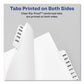 Avery Avery-style Preprinted Legal Bottom Tab Dividers 26-tab Exhibit Y 11 X 8.5 White 25/pack - Office - Avery®