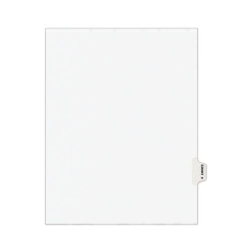 Avery Avery-style Preprinted Legal Side Tab Divider 26-tab Exhibit R 11 X 8.5 White 25/pack (1388) - Office - Avery®