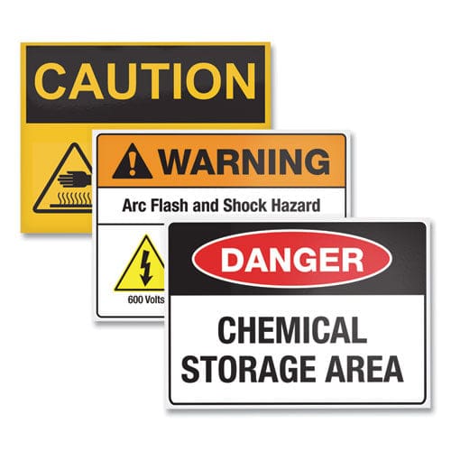 Avery Surface Safe Removable Label Safety Signs Inkjet/laser Printers 3.5 X 5 White 4/sheet 15 Sheets/pack - Office - Avery®