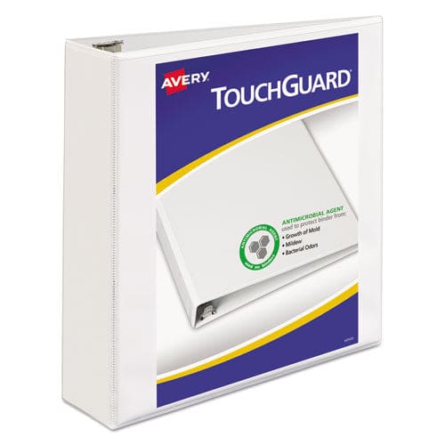 Avery Touchguard Protection Heavy-duty View Binders With Slant Rings 3 Rings 2 Capacity 11 X 8.5 White - School Supplies - Avery®